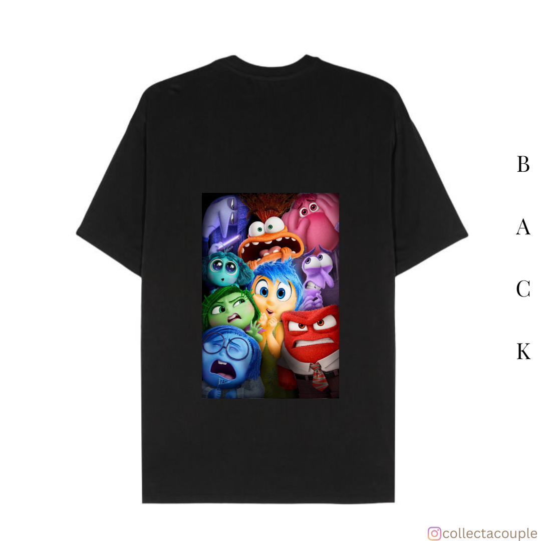 Inside Out 2: Emotions Illustrated Oversized Unisex T-shirt (front