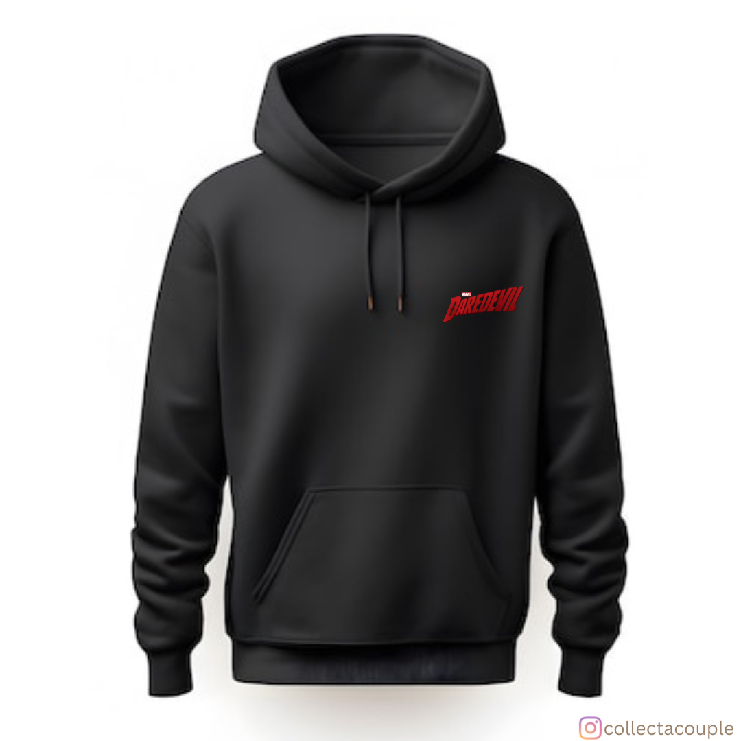 Daredevil: Illustrated Unisex Hoodie (front & back print)