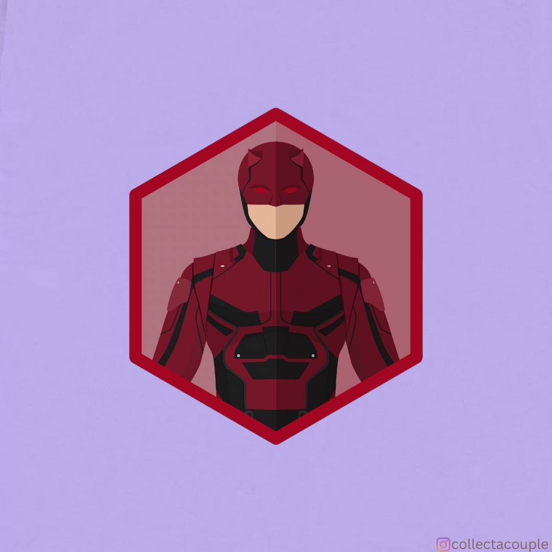 Daredevil: Illustrated Oversized Unisex T-shirt (front and back print)