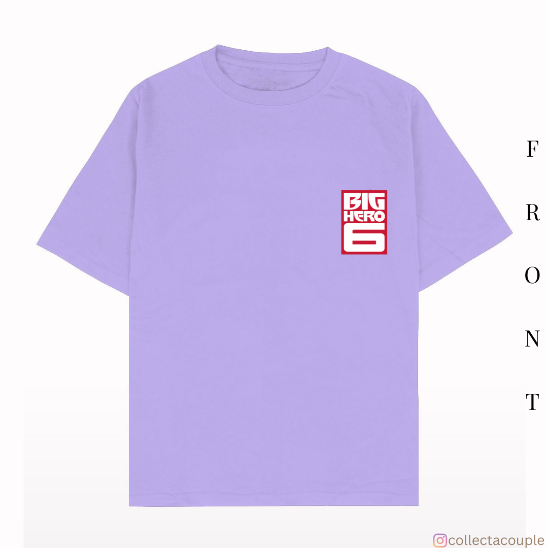 Big Hero 6: Baymax Pose Oversized Unisex T-shirt (front and back print)
