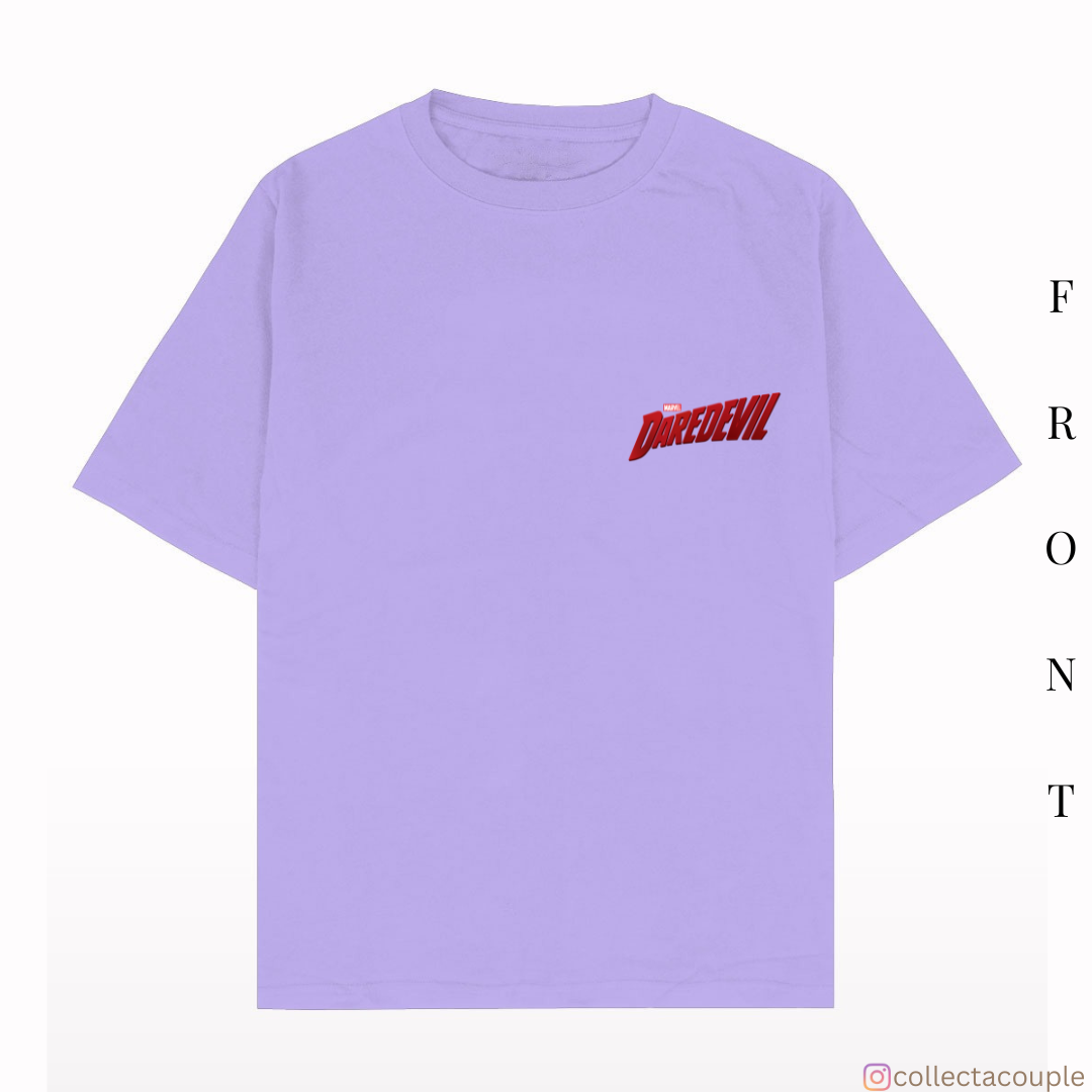 Daredevil: Matt Murdock Illustration Oversized Unisex T-shirt (front and back print)