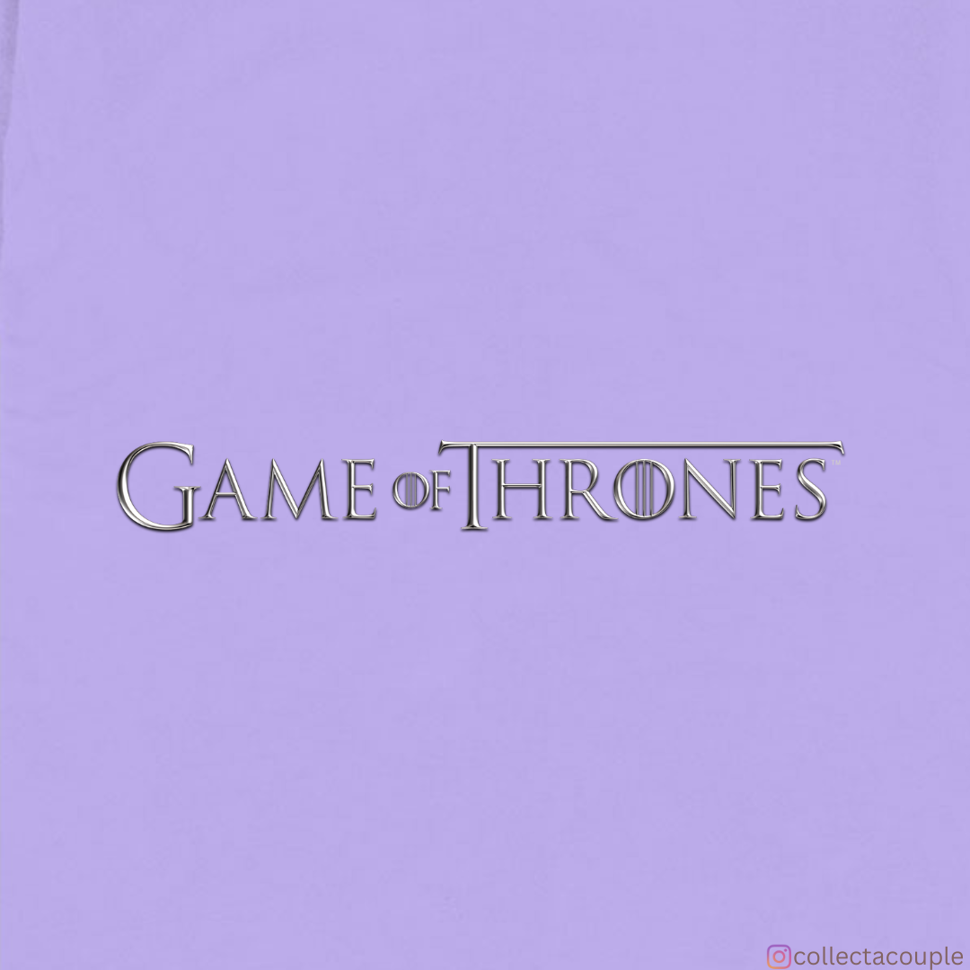 Game of Thrones: Book Series Illustration Oversized Unisex T-shirt (front and back print)