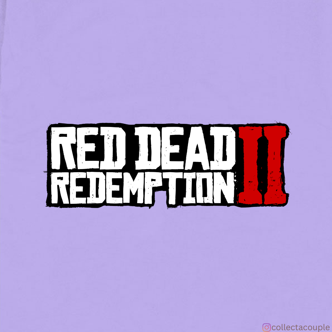 Red Dead Redemption: Illustrated Oversized Unisex T-shirt (front and back print)