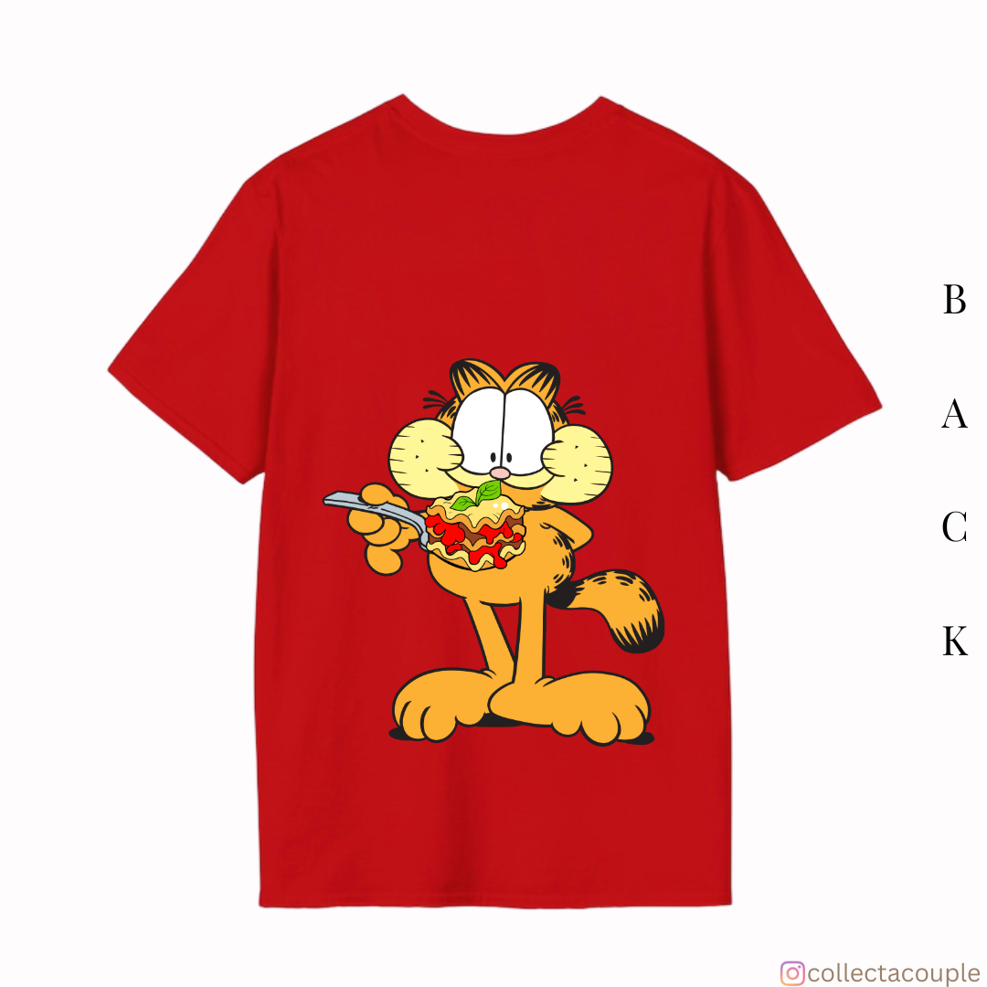 Garfield: Lasagna Oversized Unisex T-shirt (front and back print)