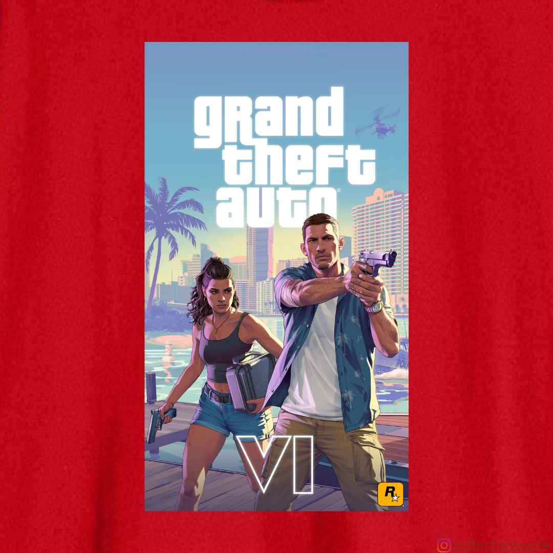 Grand Theft Auto: GTA VI Oversized Unisex T-shirt (front and back print)