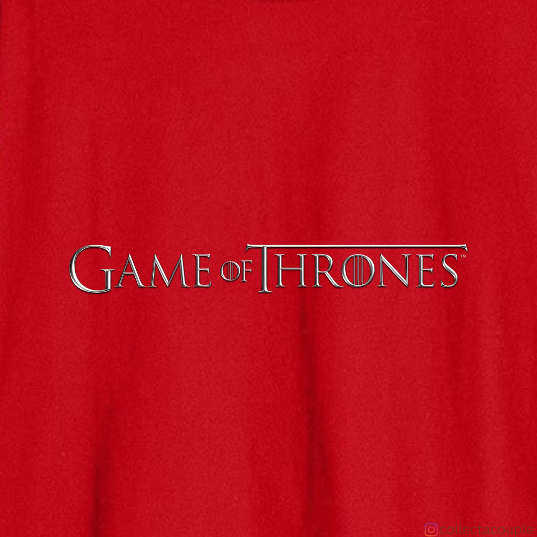Game of Thrones: Book Series Illustration Oversized Unisex T-shirt (front and back print)
