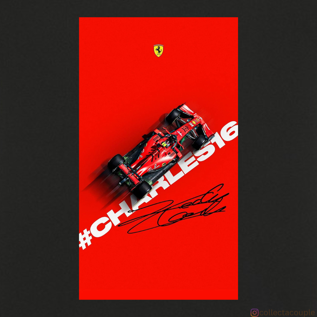 Charles Leclerc: Race Car Unisex T-shirt
