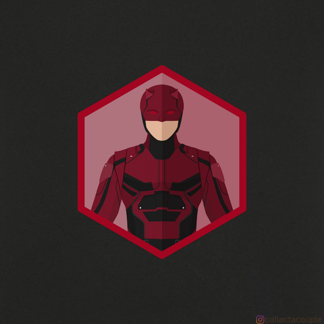 Daredevil: Illustrated Oversized Unisex T-shirt (front and back print)