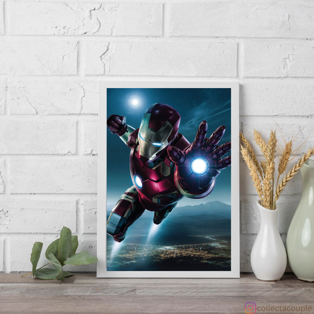 Iron Man: Flying Framed Poster