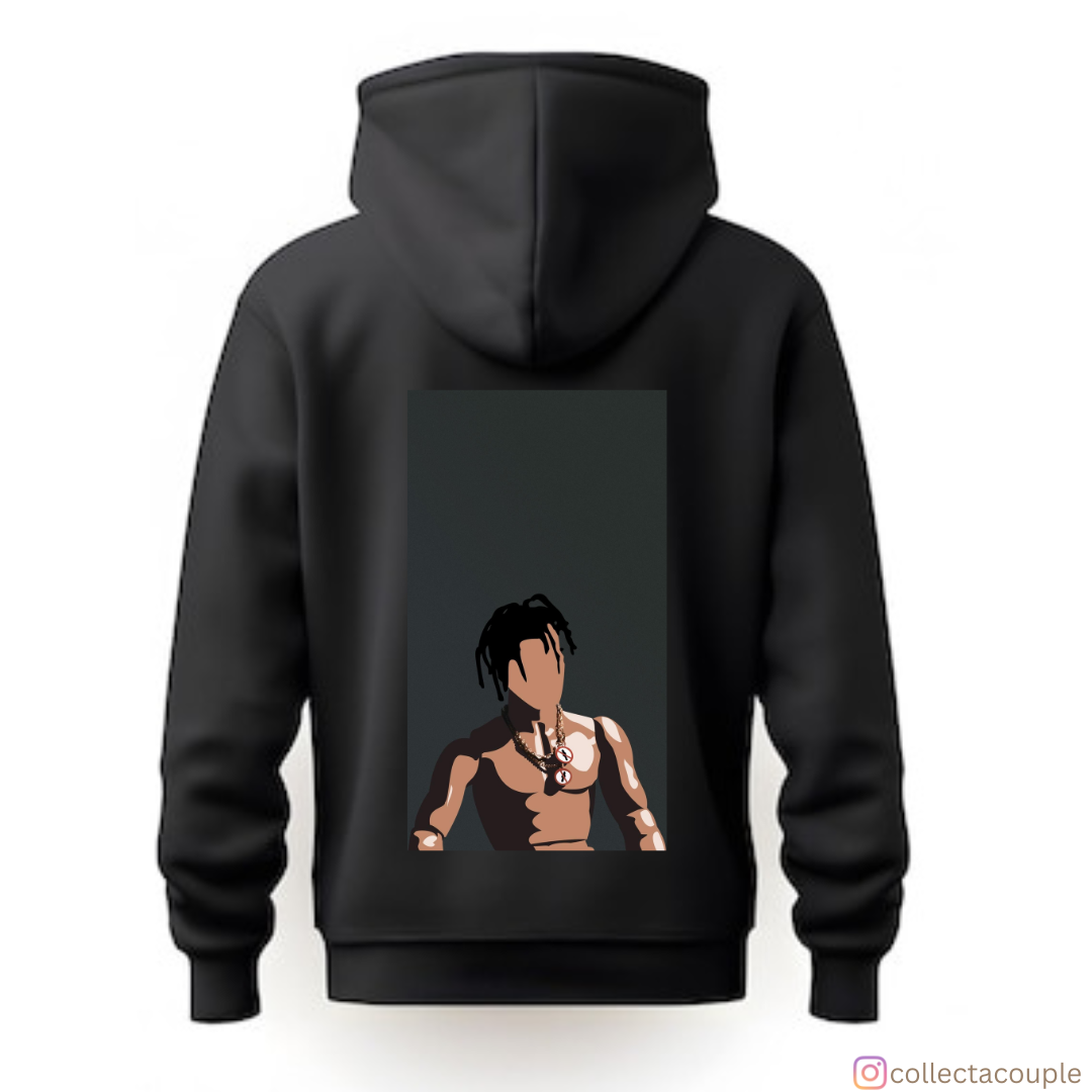 Travis Scott: Rodeo Illustrated Unisex Hoodie (front & back print)