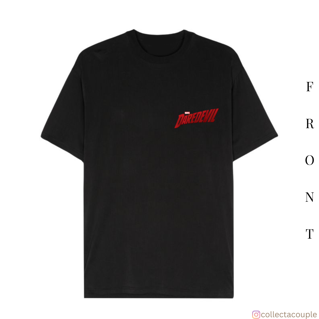 Daredevil: Matt Murdock Illustration Oversized Unisex T-shirt (front and back print)