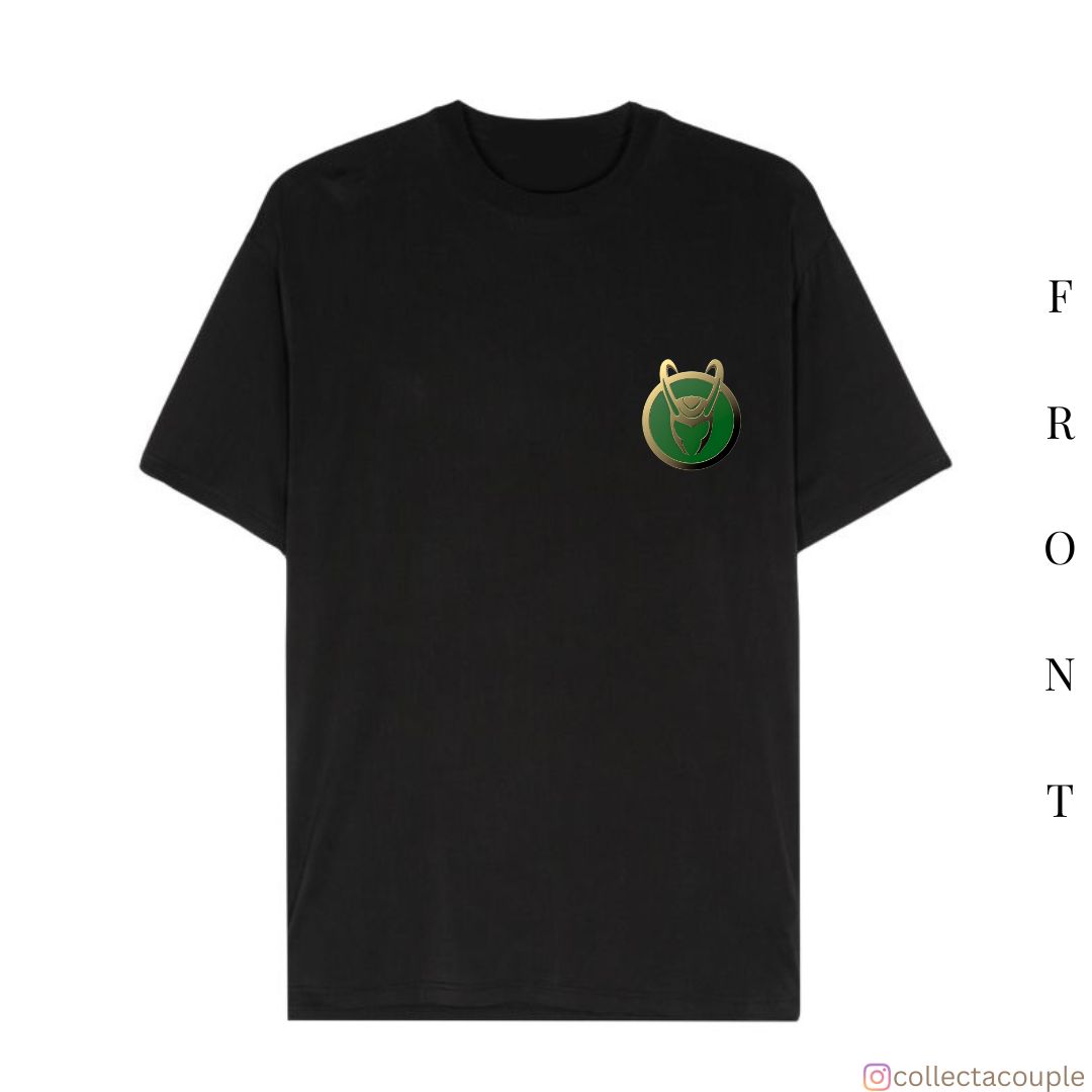 Loki: Illustrated Oversized Unisex T-shirt (front and back print)