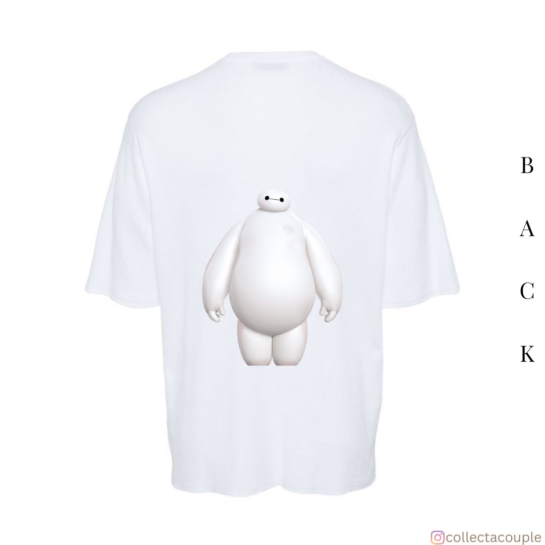 Big Hero 6: Baymax Pose Oversized Unisex T-shirt (front and back print)