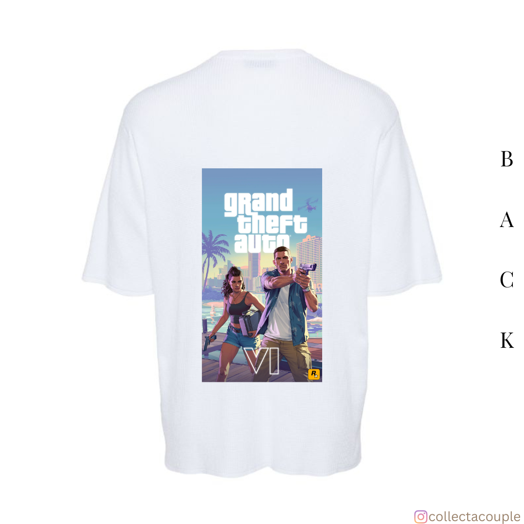 Grand Theft Auto: GTA VI Oversized Unisex T-shirt (front and back print)