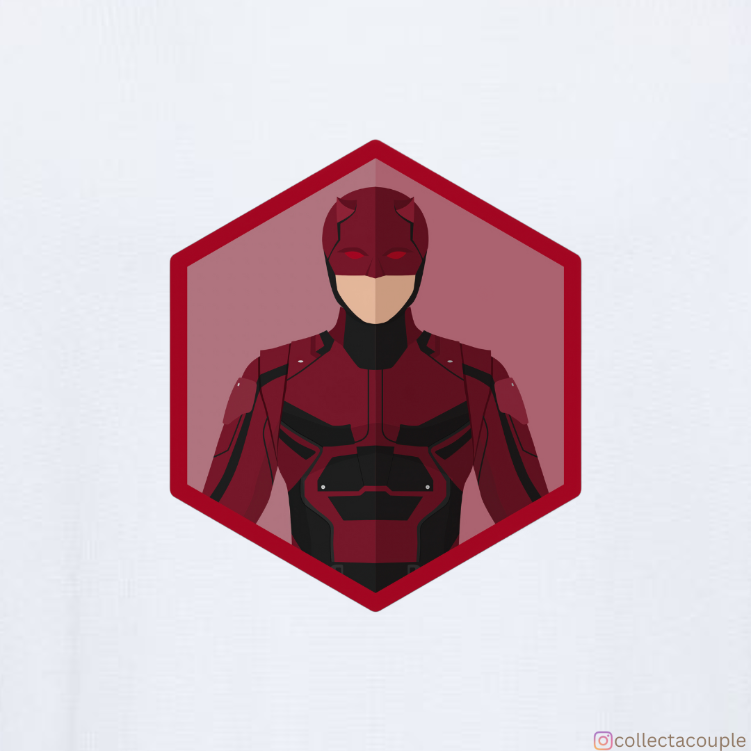 Daredevil: Illustrated Oversized Unisex T-shirt (front and back print)