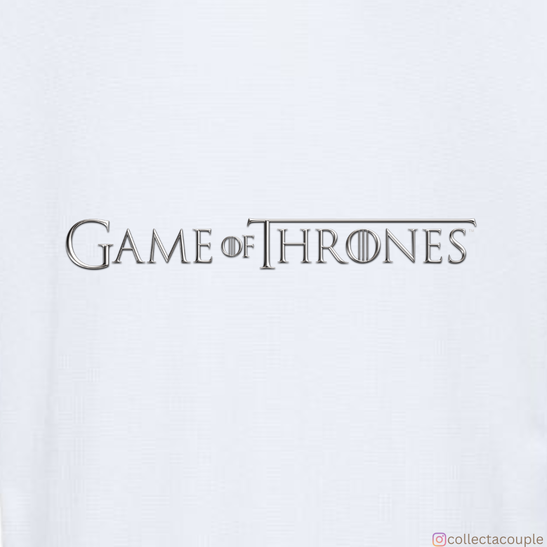 Game of Thrones: Book Series Illustration Oversized Unisex T-shirt (front and back print)
