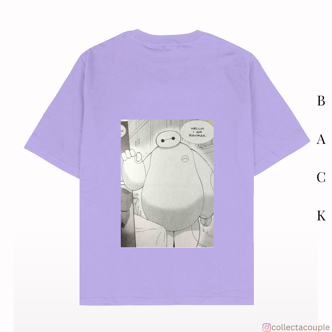 Big Hero 6: I am Baymax Oversized Unisex T-shirt (front and back print)