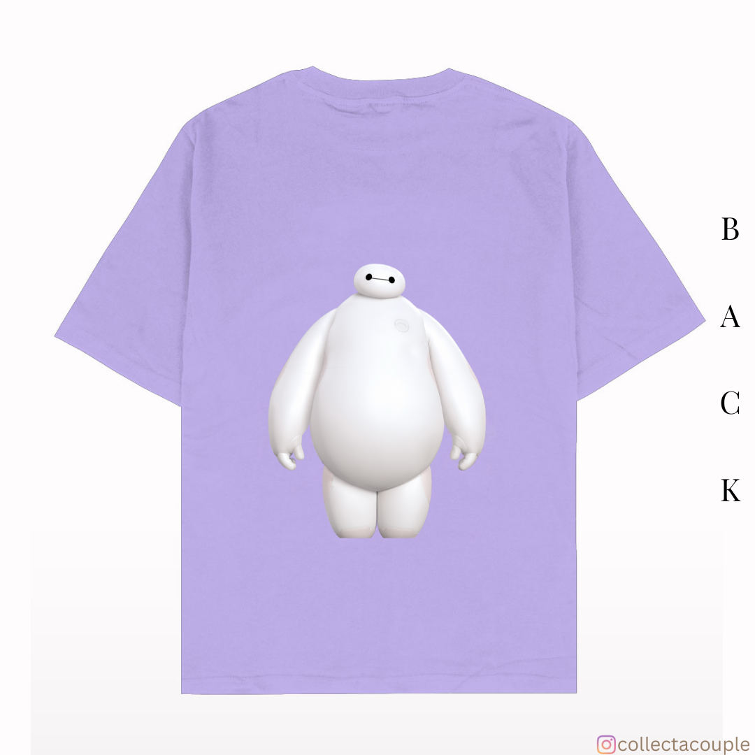 Big Hero 6: Baymax Pose Oversized Unisex T-shirt (front and back print)