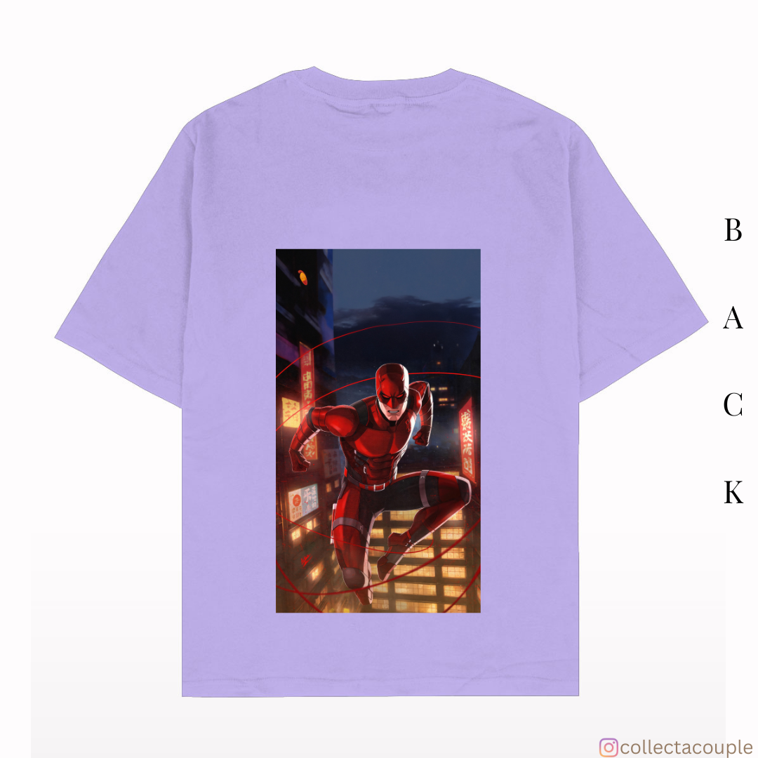 Daredevil: Matt Murdock Pose Oversized Unisex T-shirt (front and back print)