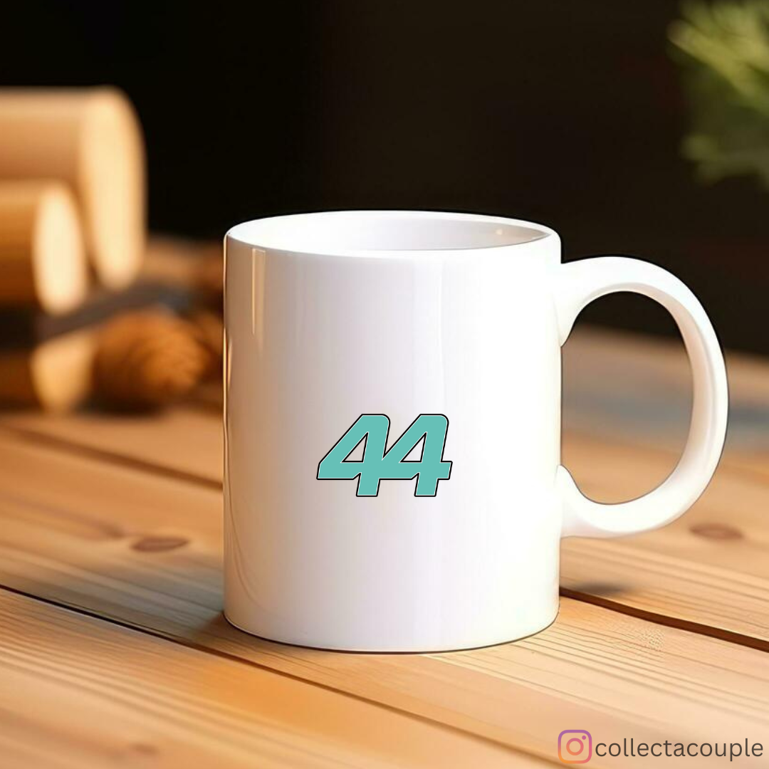 Lewis Hamilton: 44 Mercedes Mug