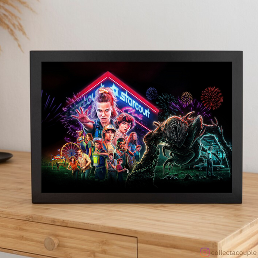 Stranger Things: Season 3 Illustrated Framed Poster