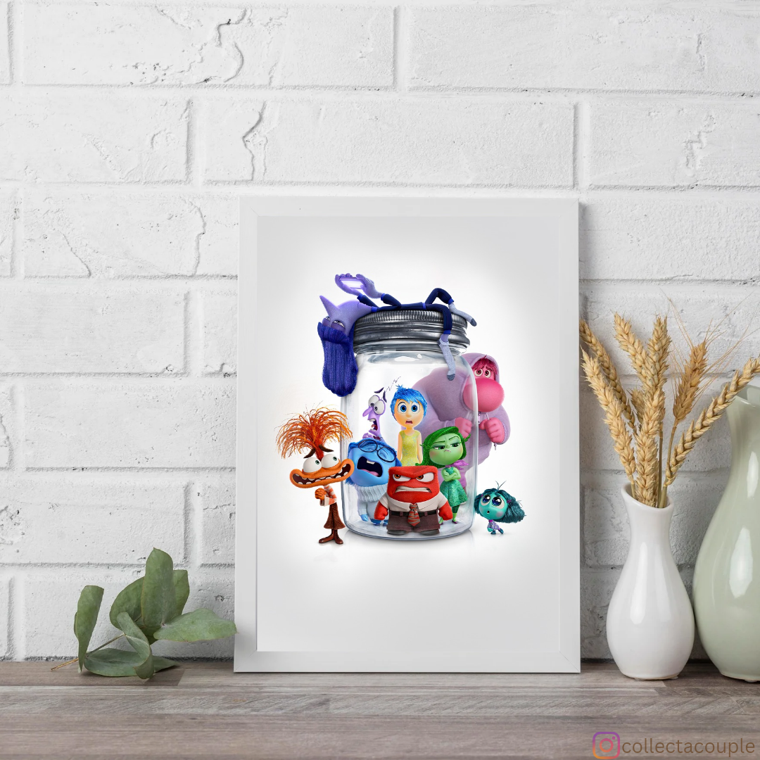 Inside Out 2: Bottled Up Emotions Framed Poster
