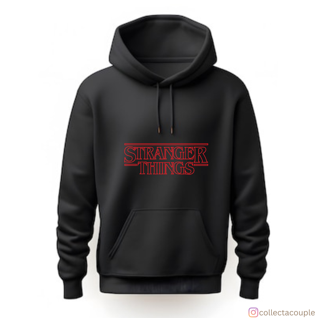 Stranger Things: Upside Down Illustrated Unisex Hoodie (front & back print)