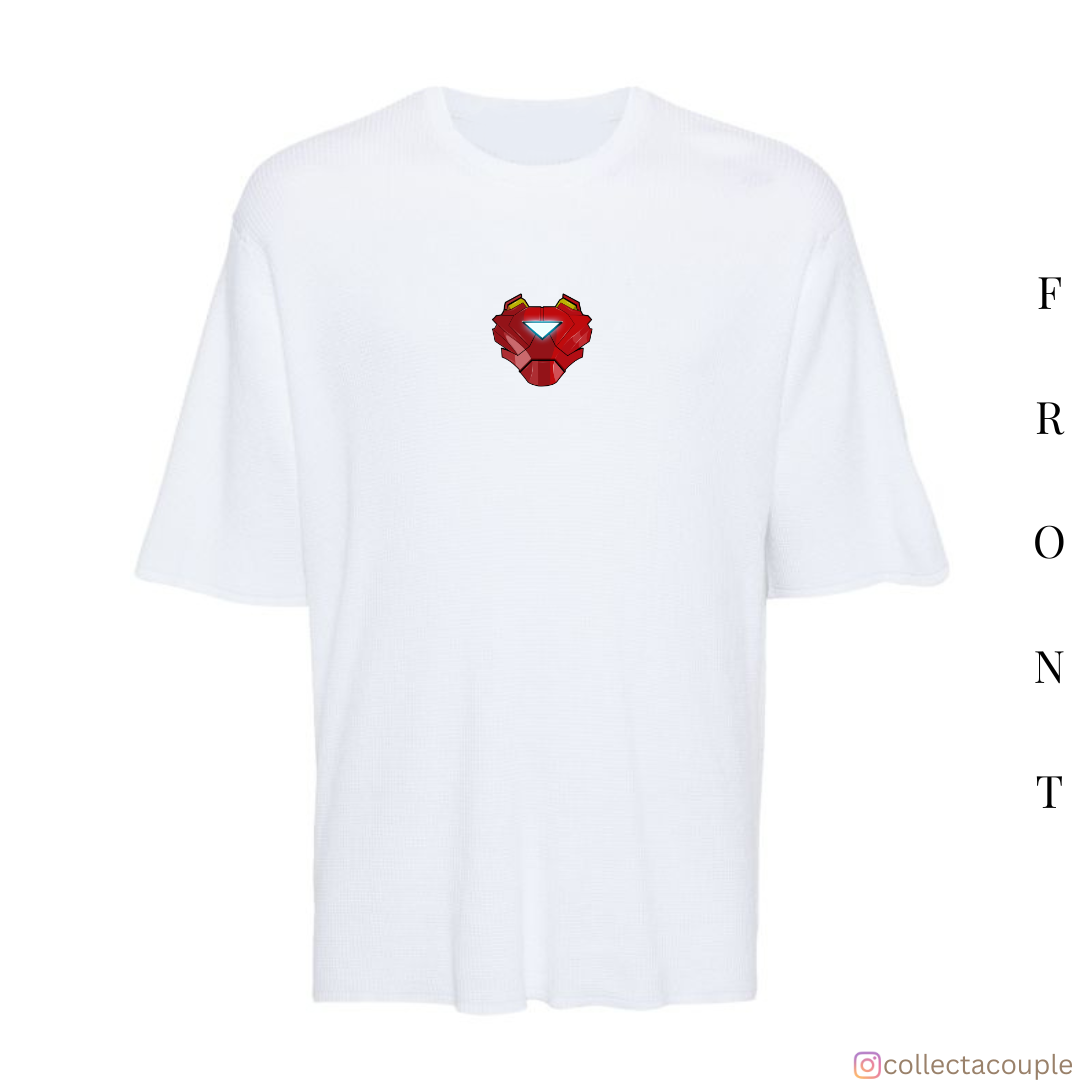 Iron Man: Glow Illustrated Oversized Unisex T-shirt (front and back print)