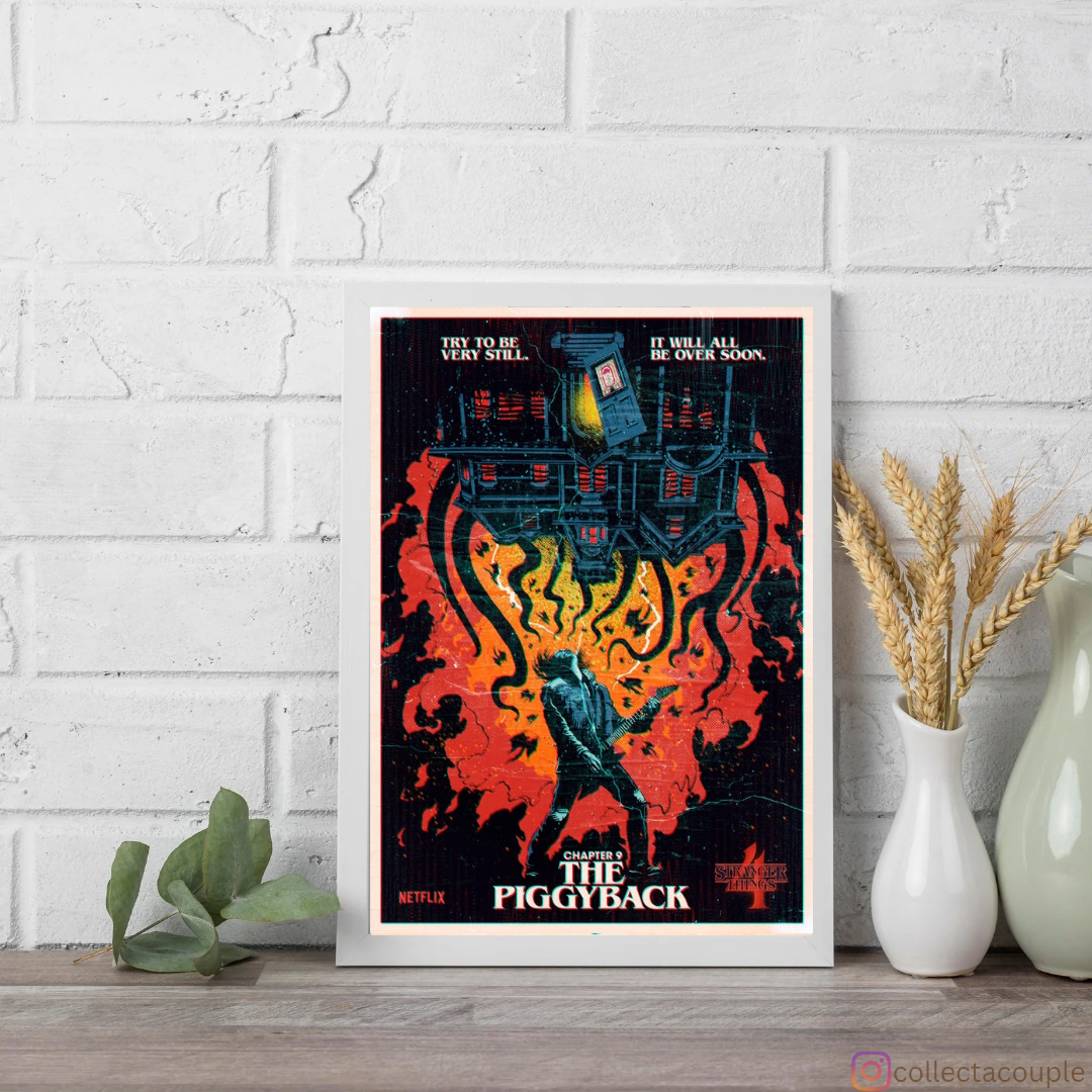 Stranger Things: The Piggyback Framed Poster