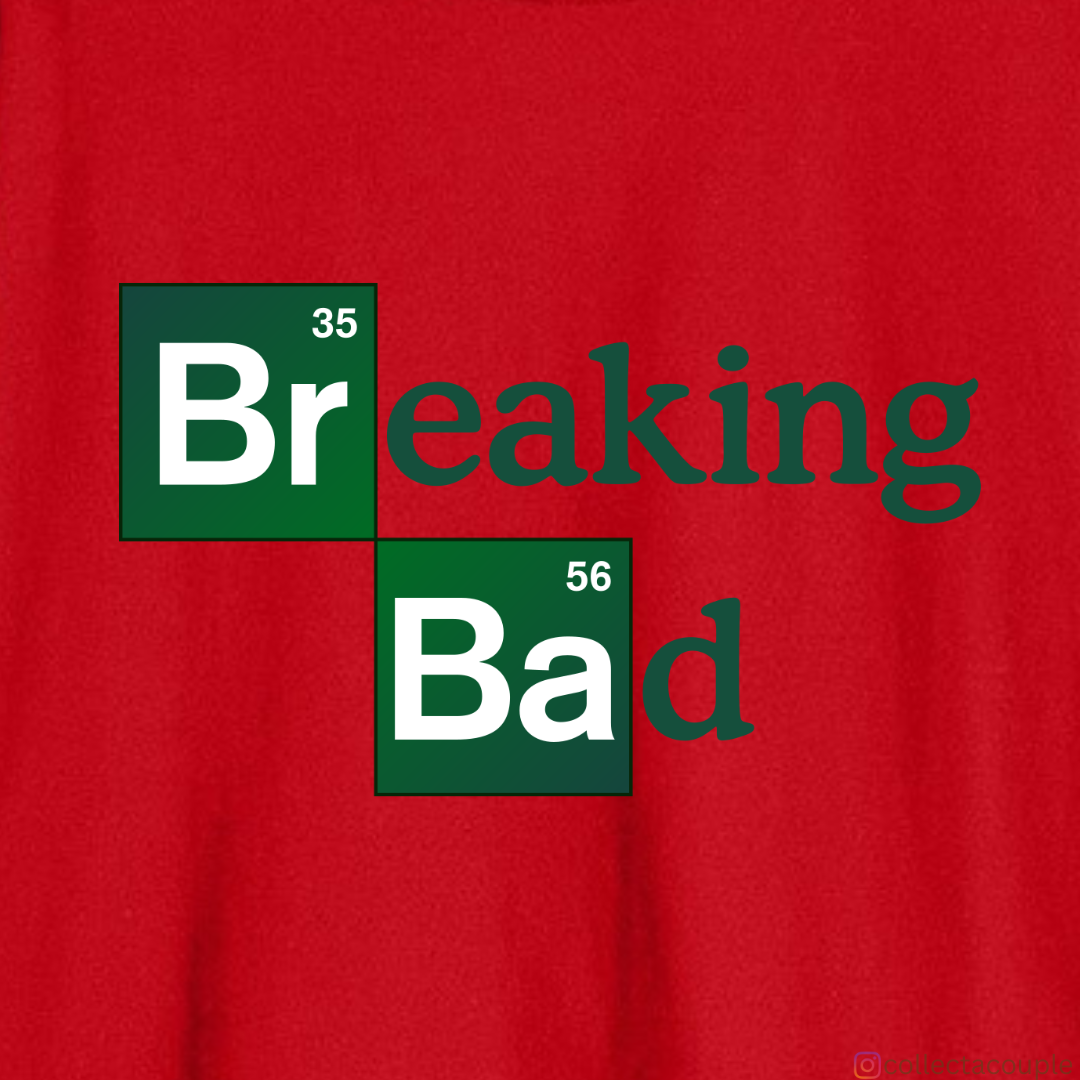 Breaking Bad: Walter and Jesse Illustrated Oversized Unisex T-shirt (front and back print)