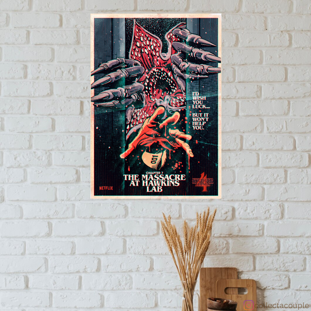 Stranger Things: The Massacre at Hawkins Lab Poster