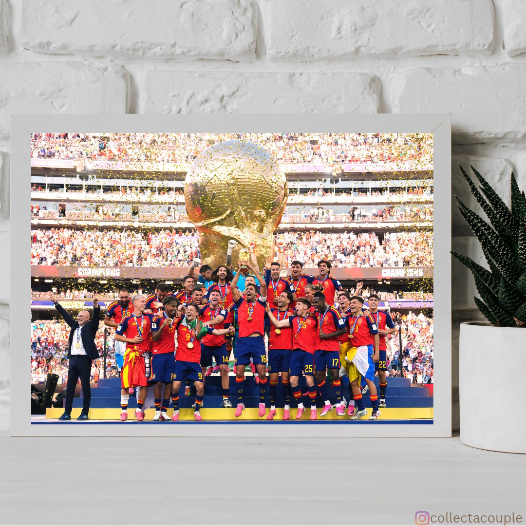 FIFA World Cup: Spain 2026 Champions Framed Poster