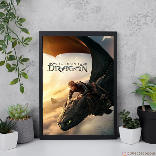 How to Train Your Dragon: Live Action Framed Poster