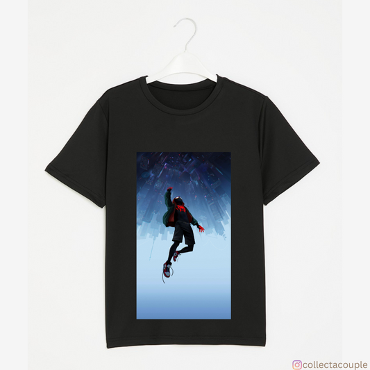 Spider-Man Into the Spider Verse: Miles Morales Falling Unisex T-shirt