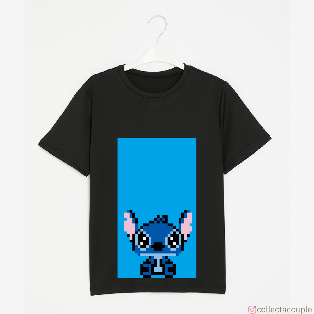 Stitch: Pixelated Unisex T-shirt