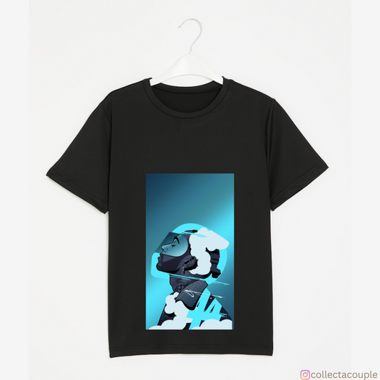 Lewis Hamilton: Blue Unisex T-shirt