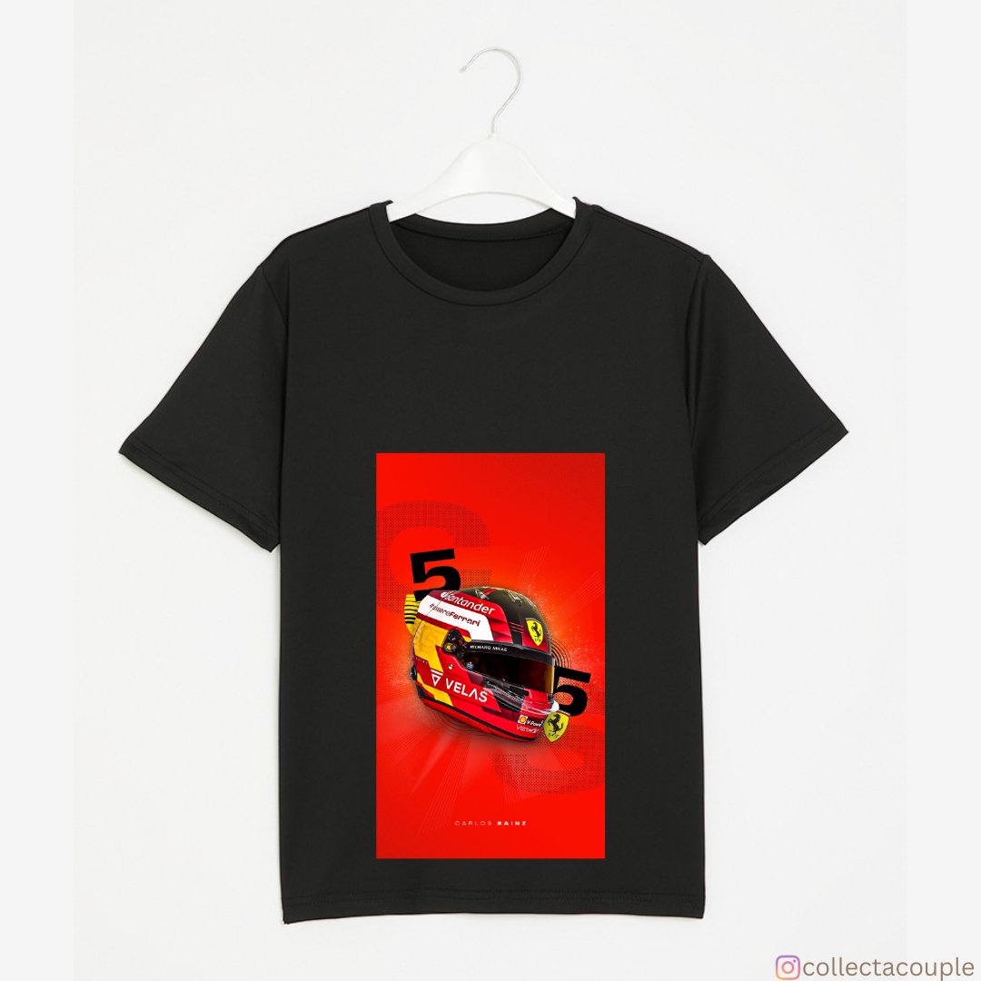 Carlos Sainz: 5 Helmet Unisex T-shirt