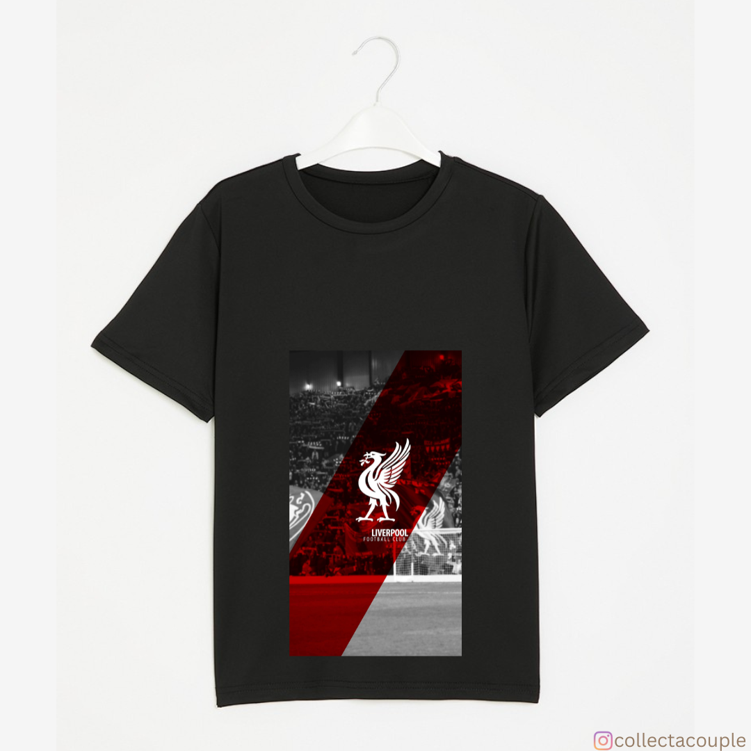 Liverpool: Logo Backdrop Unisex T-shirt