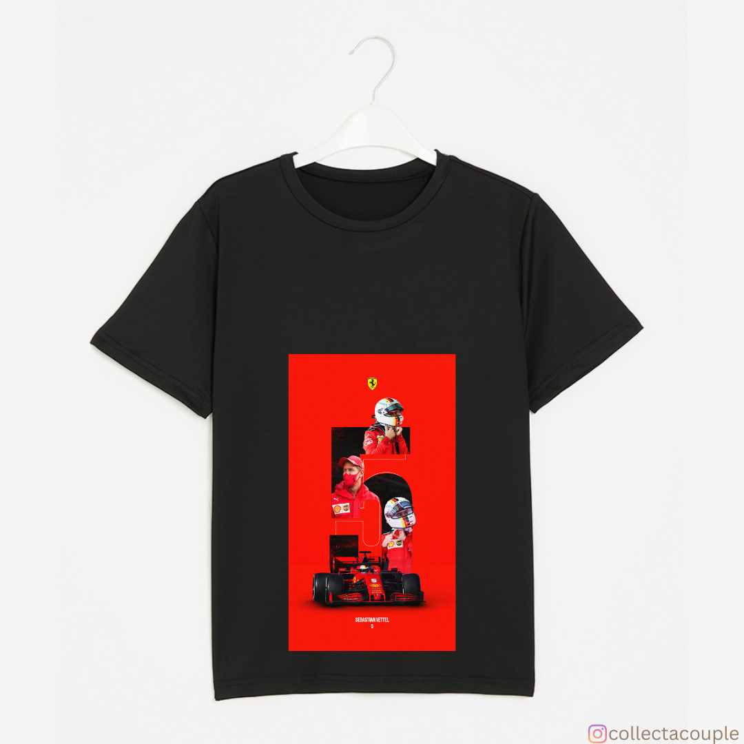 Sebastian Vettel: Collage Unisex T-shirt