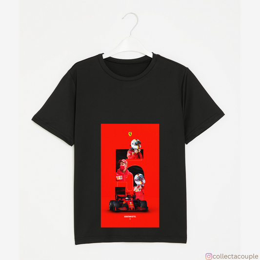 Sebastian Vettel: Collage Unisex T-shirt