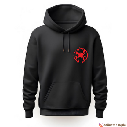 Spider-Man Into the Spiderverse: Headphones Unisex Hoodie (front & back print)