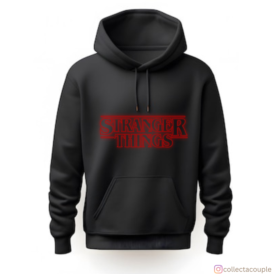 Stranger Things: Upside Down Illustrated Unisex Hoodie (front & back print)