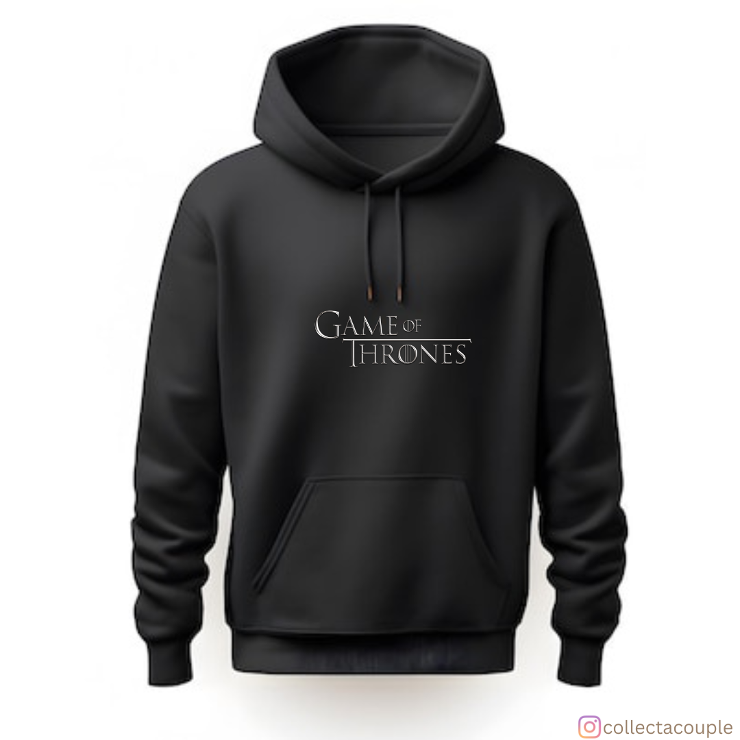 Game of Thrones: Jon Snow Illustrated Unisex Hoodie (front & back print)