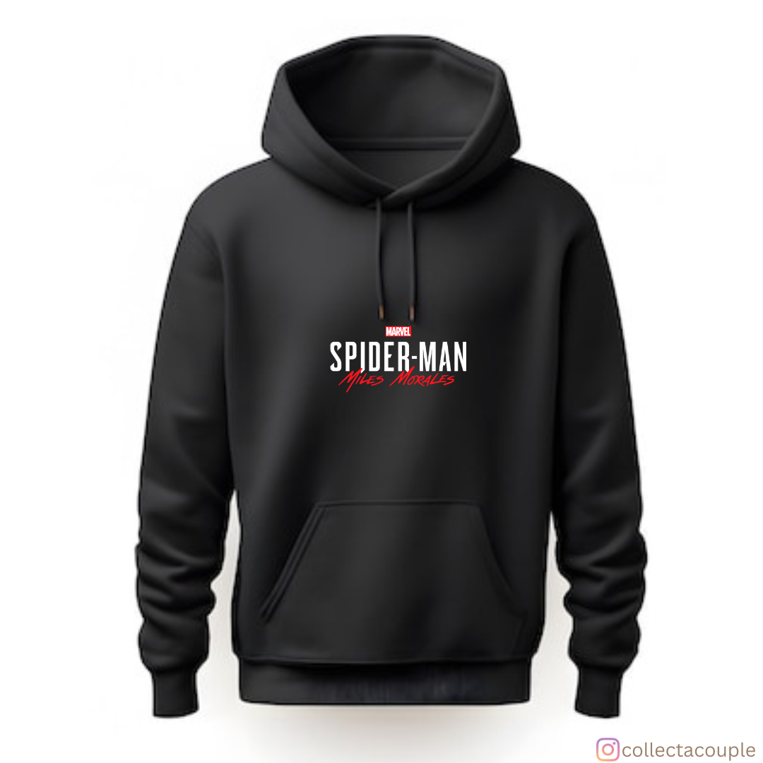 Spider-Man Into the Spider Verse: Logo Unisex Hoodie (front & back print)