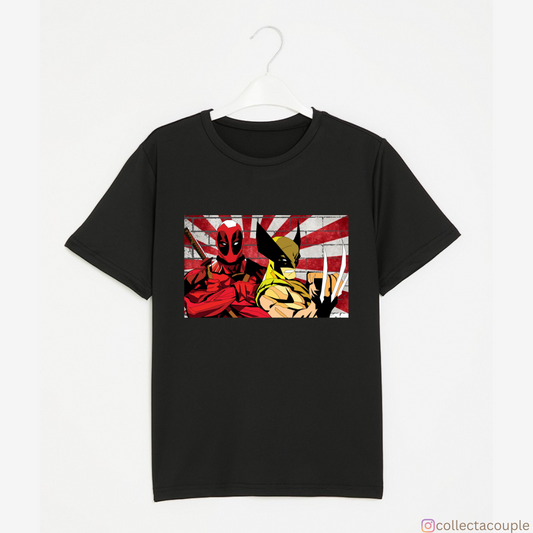 Deadpool & Wolverine: Duo Illustrated Unisex T-shirt