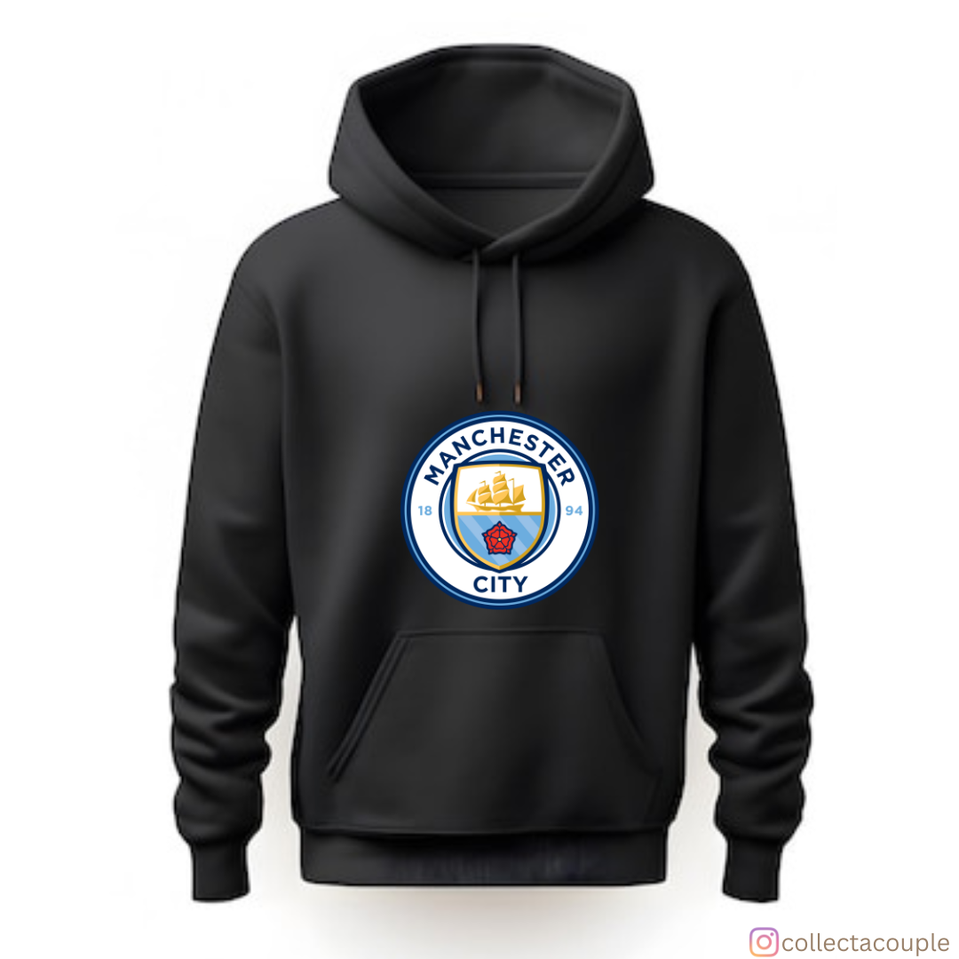 Manchester City: Logo Unisex Hoodie