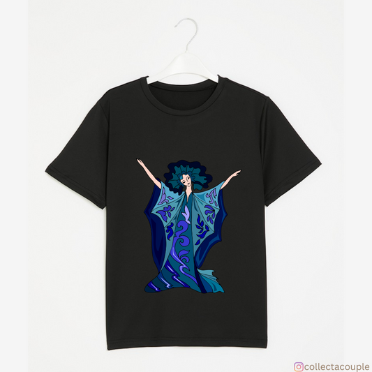 Dancing Lady: Graphic Unisex T-shirt