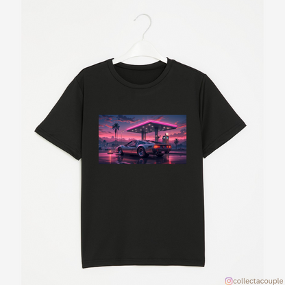 Sports Car: At sunset Unisex T-shirt