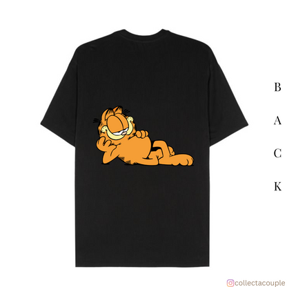 Garfield: Laying Pose Oversized Unisex T-shirt (front and back print)