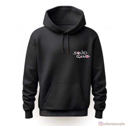 Squid Game: Young-Hee Doll Unisex Hoodie (front & back print)